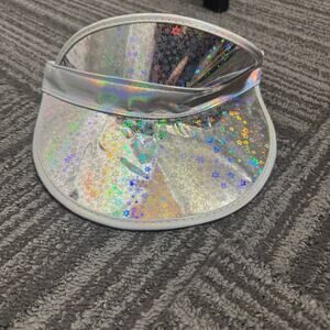 David & Young transparent metallic star visor retro summer casual